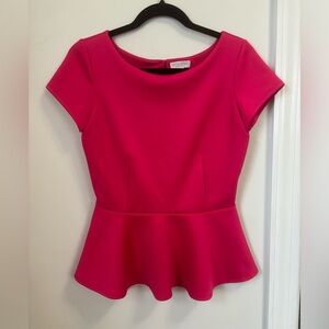 Bisou Bisou Peplum Top
